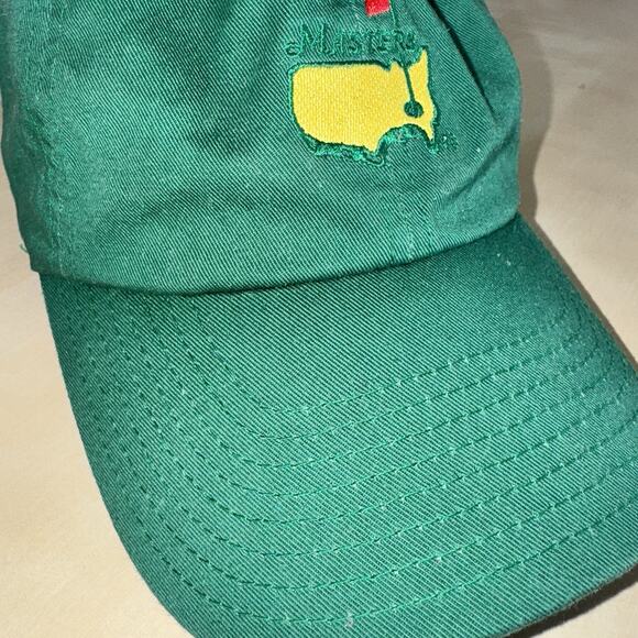 The Masters Hat Cap Adjustable Green American Needle Golf Augusta National - Picture 3 of 11